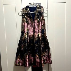 VINCE CAMUTO
Metallic Fit & Flare Dress